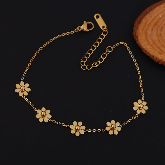 Flower Chain Bracelet