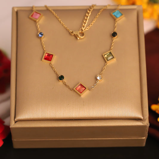 Modern Cascading Tassel Necklace | Gold Snake Chain Jewelry