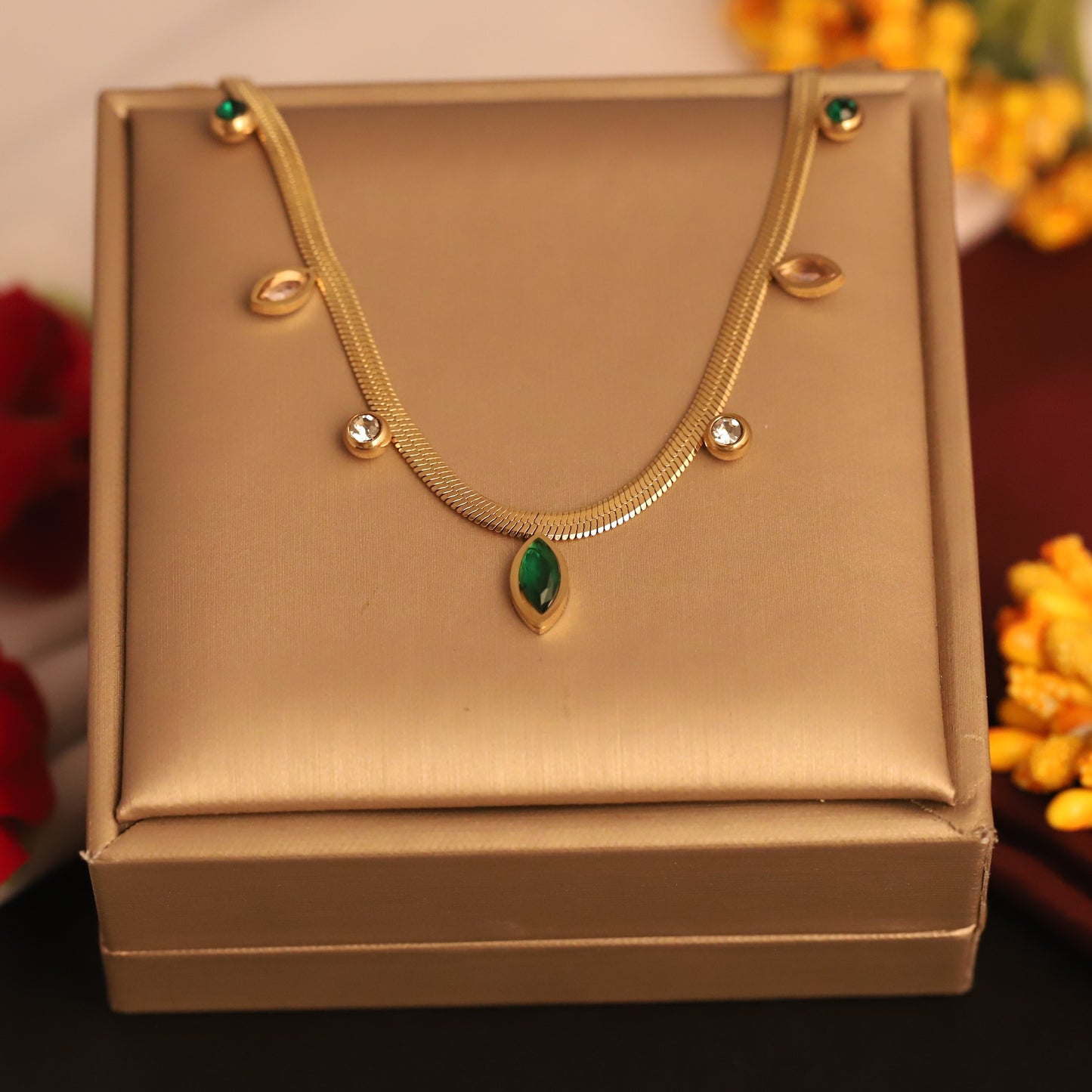 Layered Gold Chain Necklace with Charms | Protection & Style Jewellery