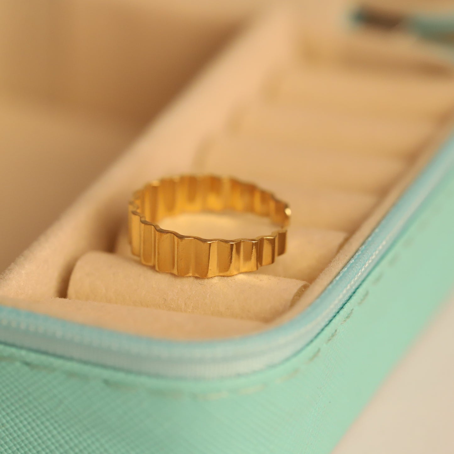 Waterproof Gold Edge Ring