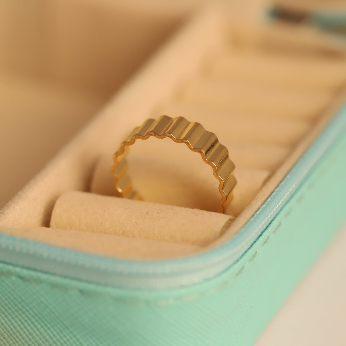 Waterproof Gold Edge Ring