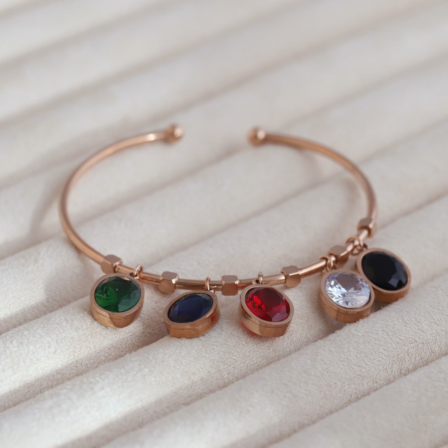 18k rose gold plated Kada bracelet
