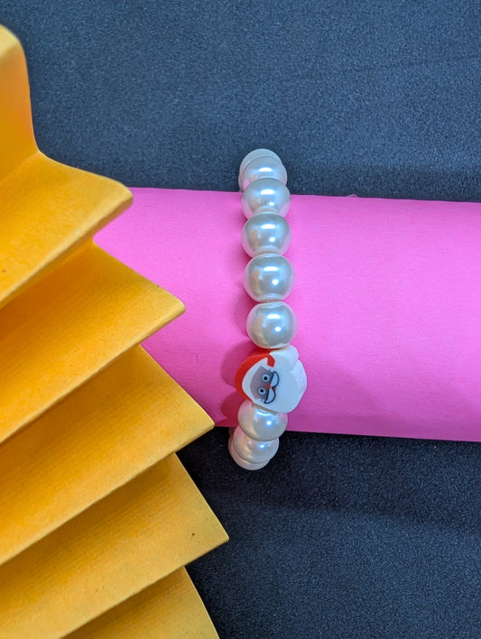 Santa Claus Beaded Bracelet