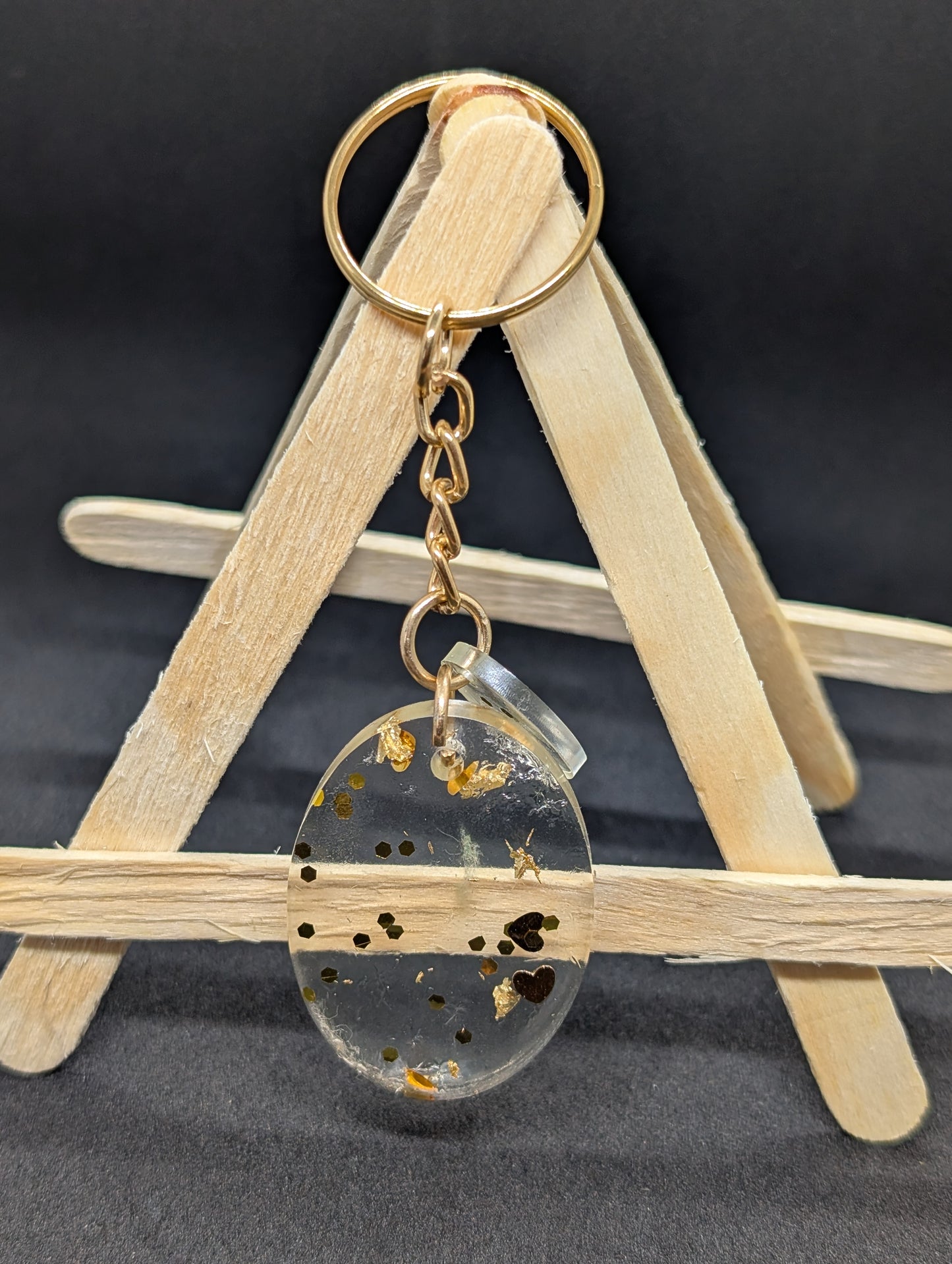 Oval Shaped Keychain