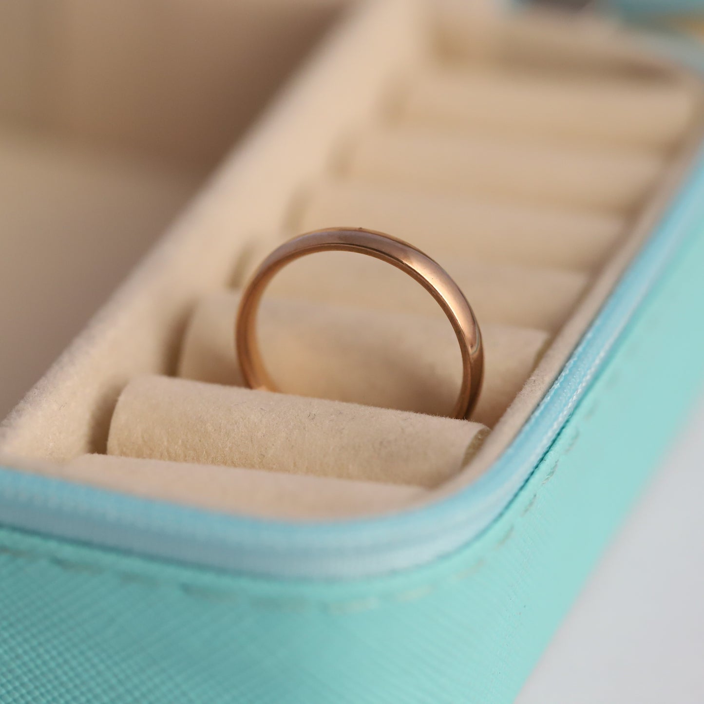 Tri-Color Stacking Ring Set - Gemstone & Mixed Metal Bands