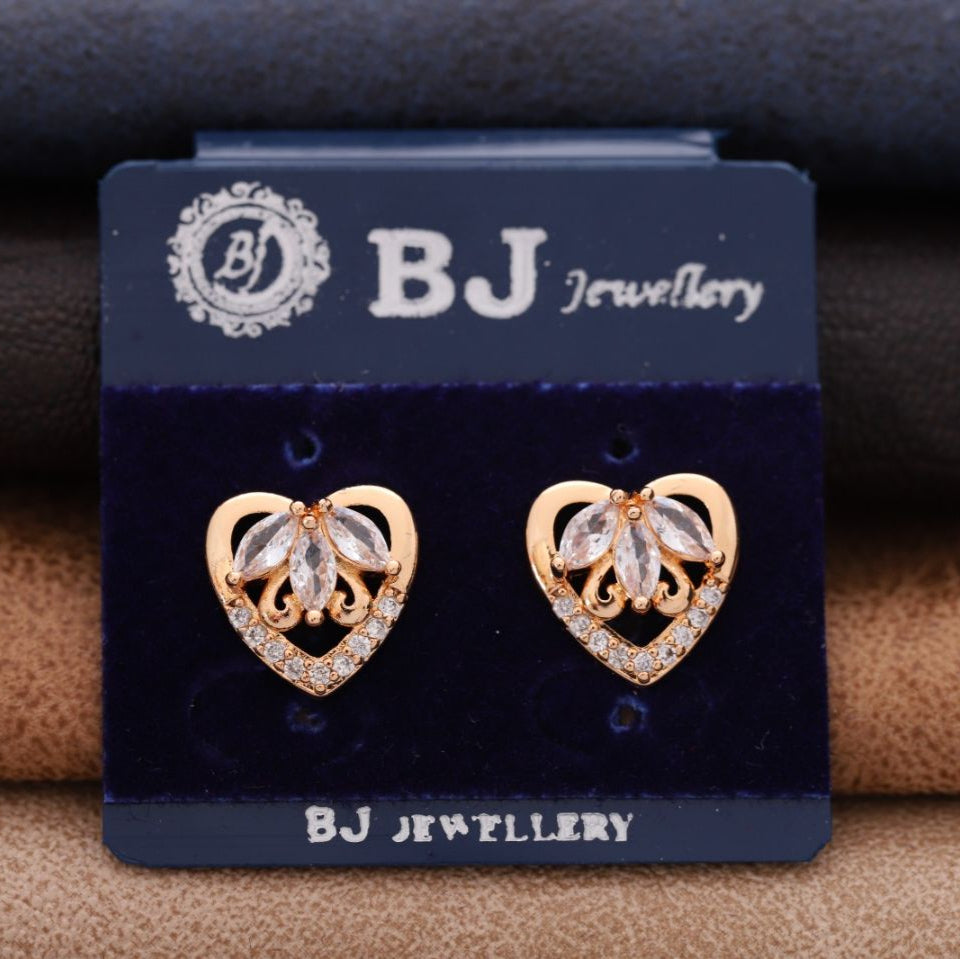 Heart Stud Earrings