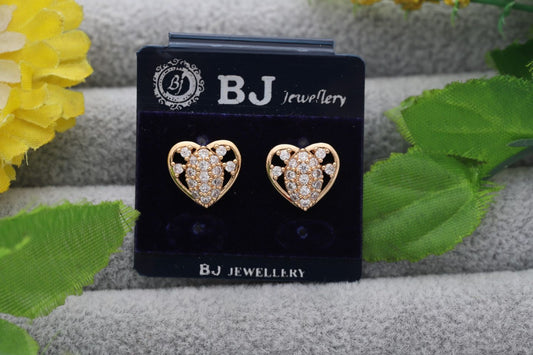 Heart Stud Earrings
