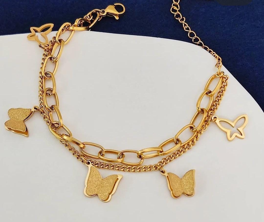 Butterfly Chain Bracelet