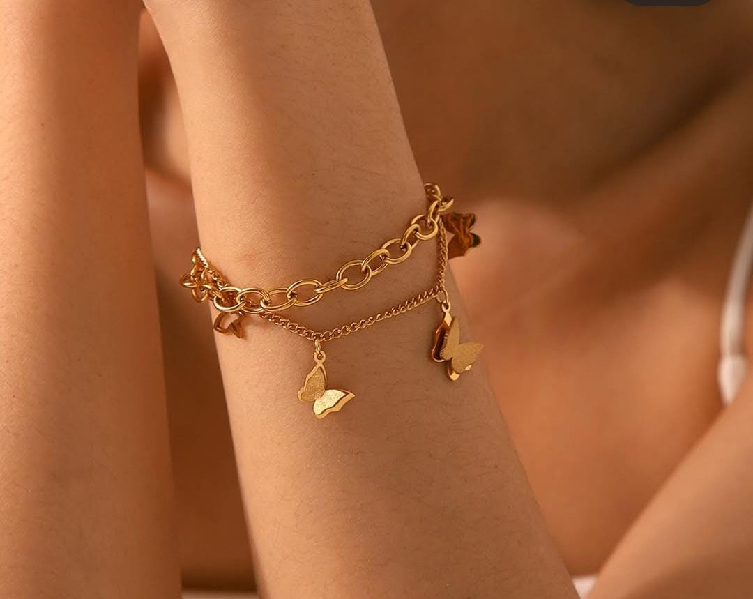 Butterfly Chain Bracelet