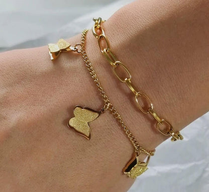 Butterfly Chain Bracelet