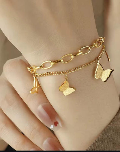 Butterfly Chain Bracelet