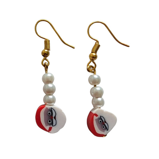 Santa Claus Drop Earrings