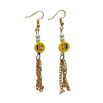 Smiley Drop Earrings