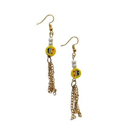 Smiley Drop Earrings