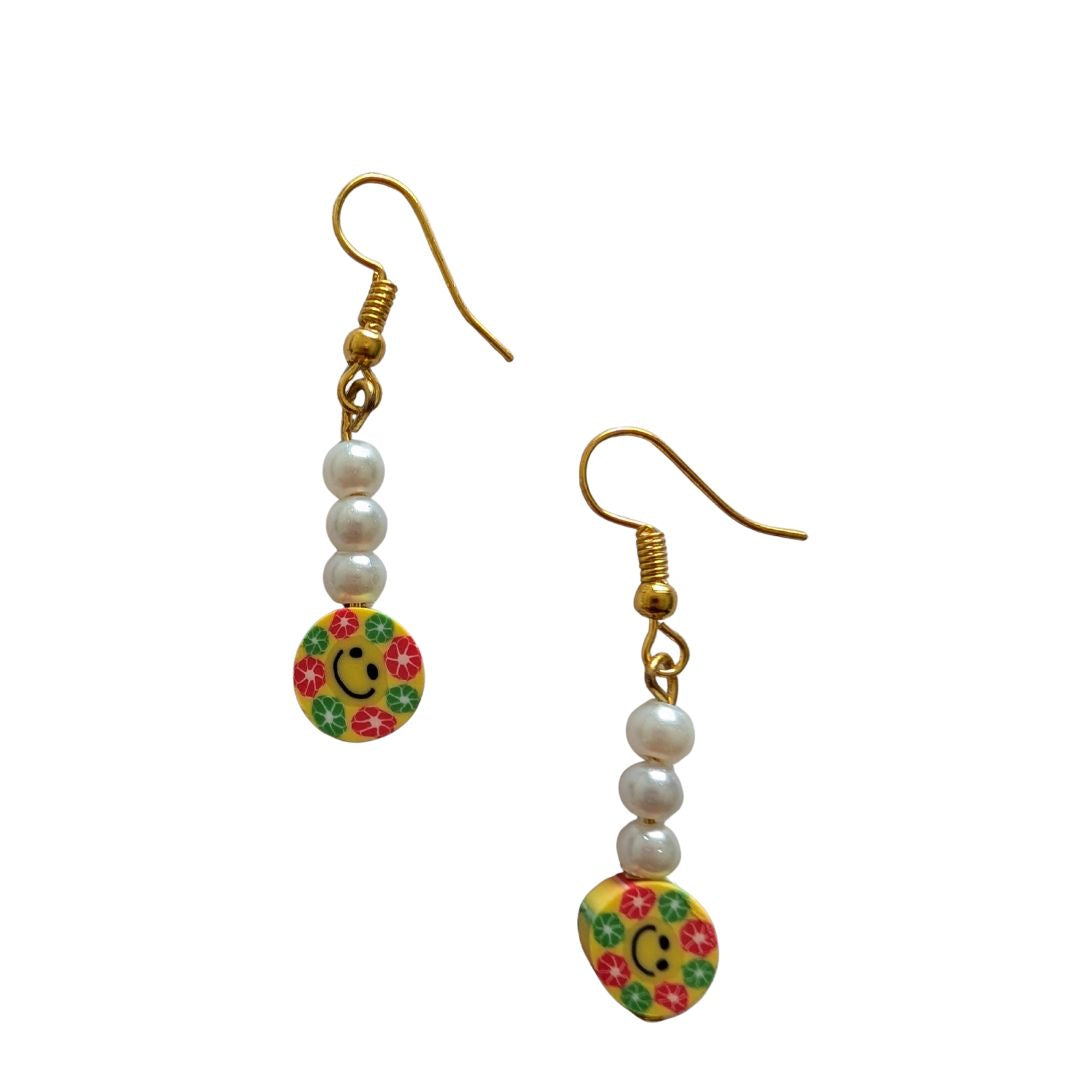 Smiley Drop Earrings