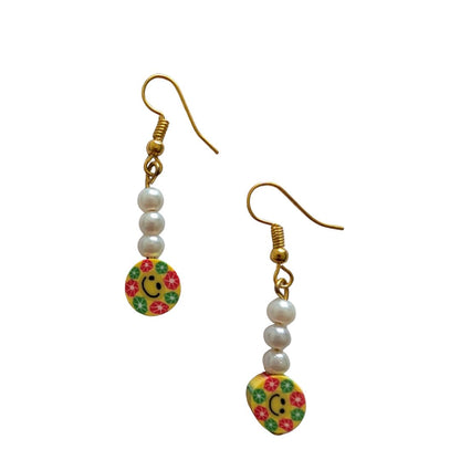 Smiley Drop Earrings