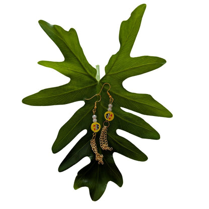 Smiley Drop Earrings