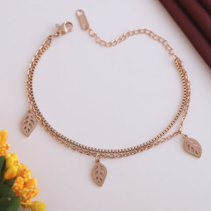 Leaf Chain Bracelet