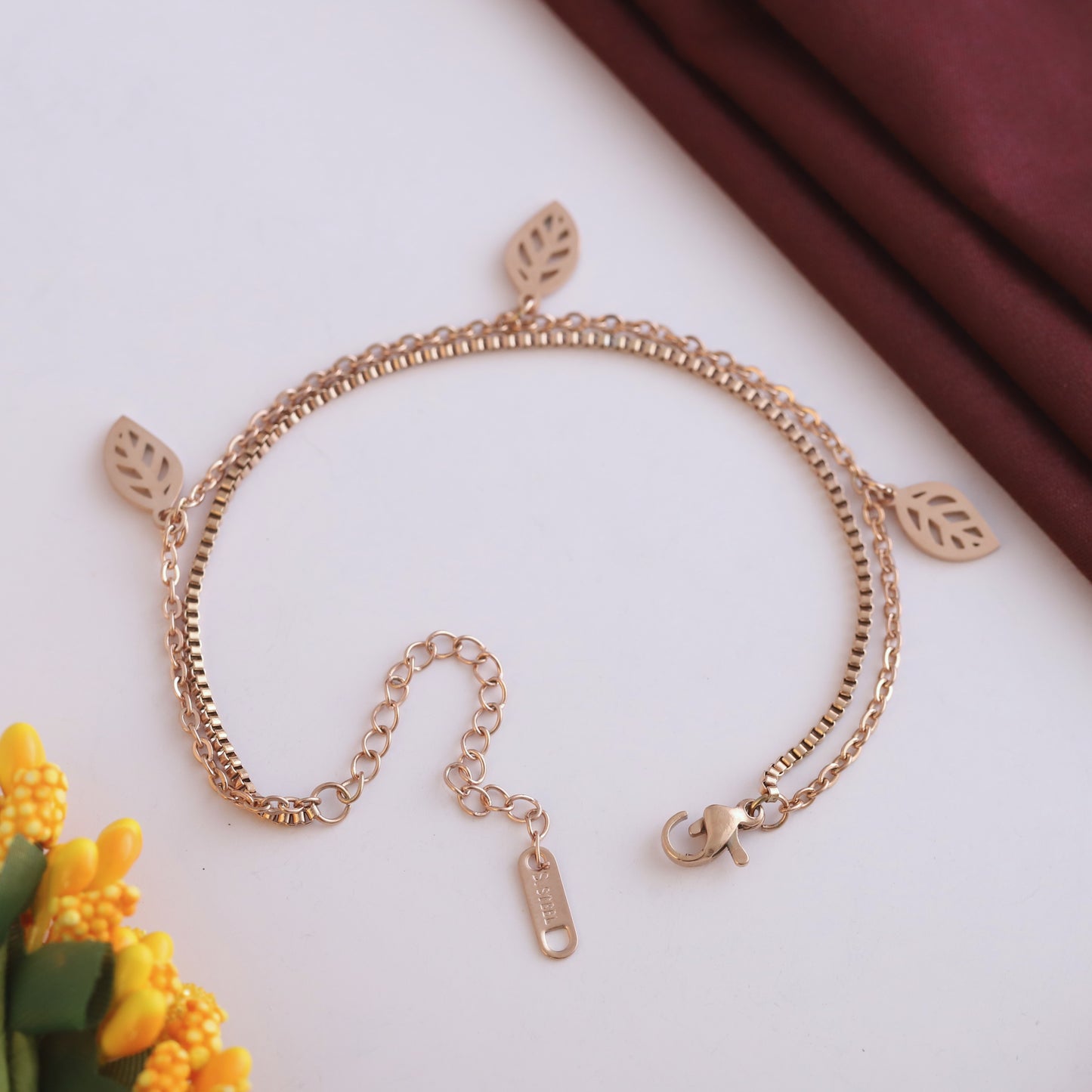 Leaf Chain Bracelet