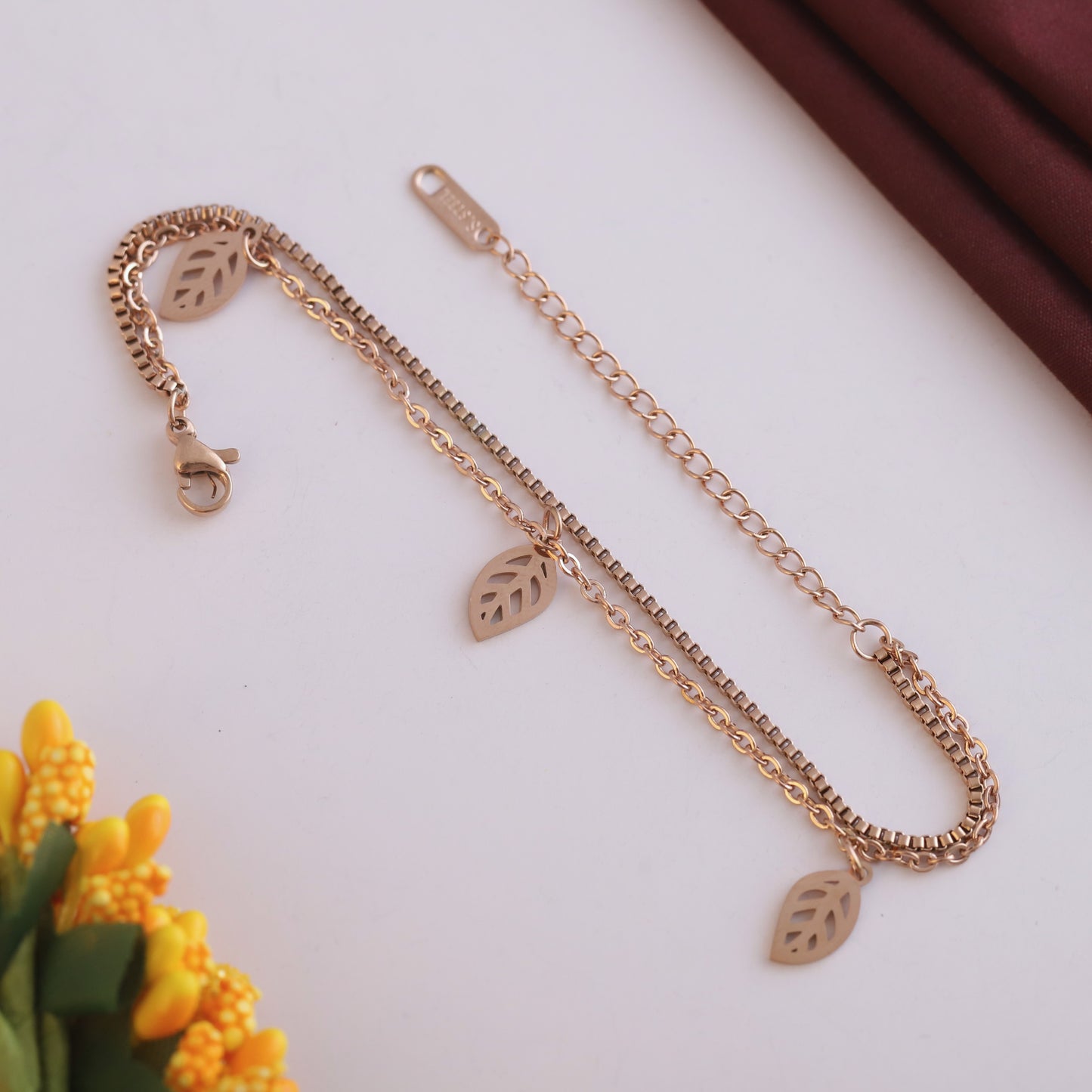 Leaf Chain Bracelet