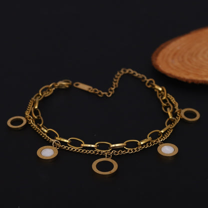The Trending Gold Plated Chain Bracelet