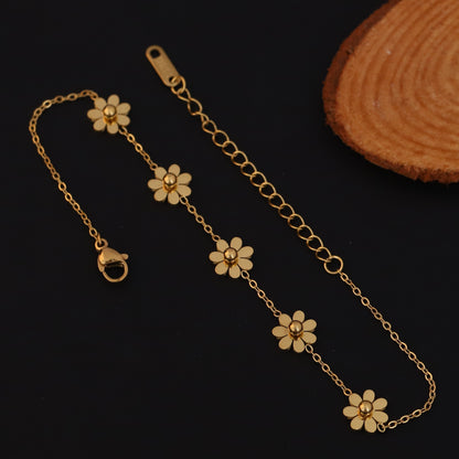 Flower Chain Bracelet