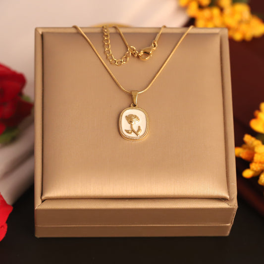 Rose Flower Pendant
