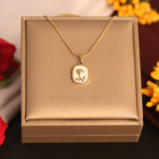 Rose Flower Pendant