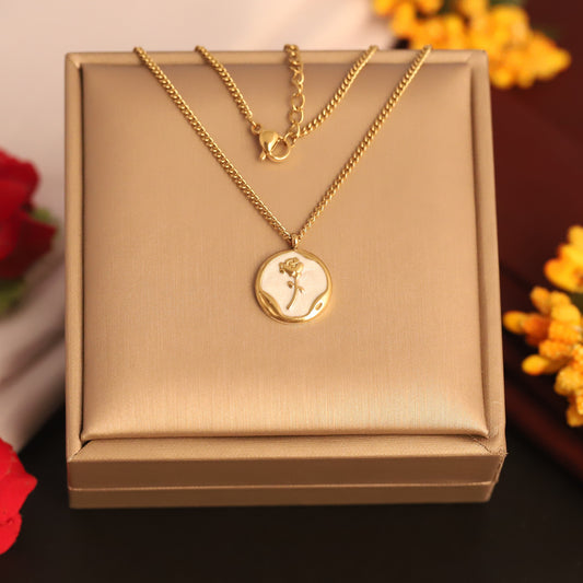 Rose Flower Pendant