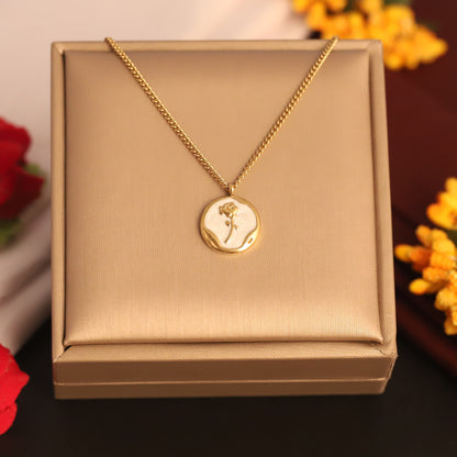 Rose Flower Pendant
