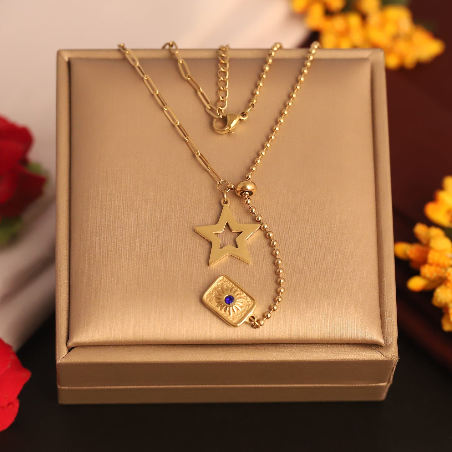 Two Distinct Chain Pendant