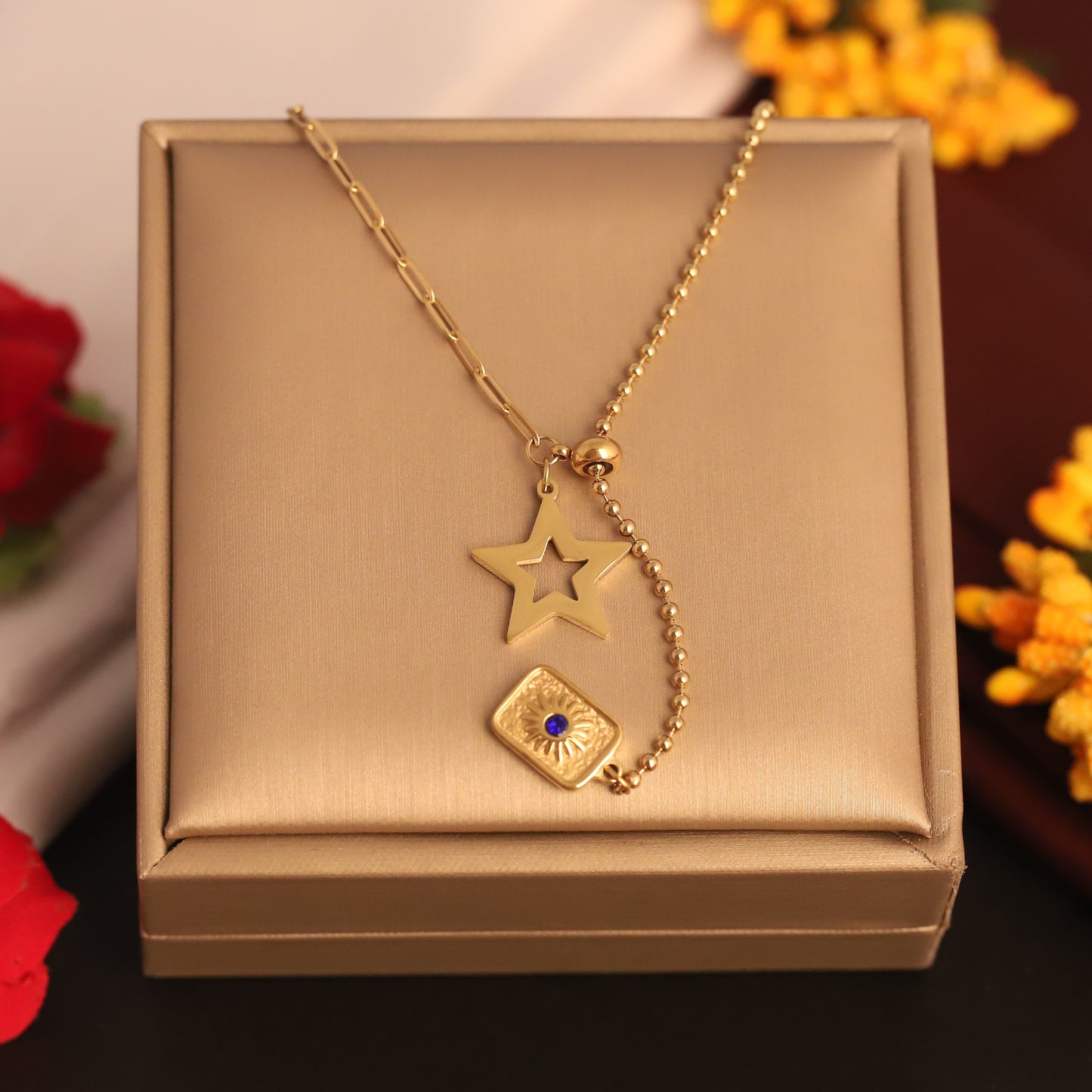 Two Distinct Chain Pendant