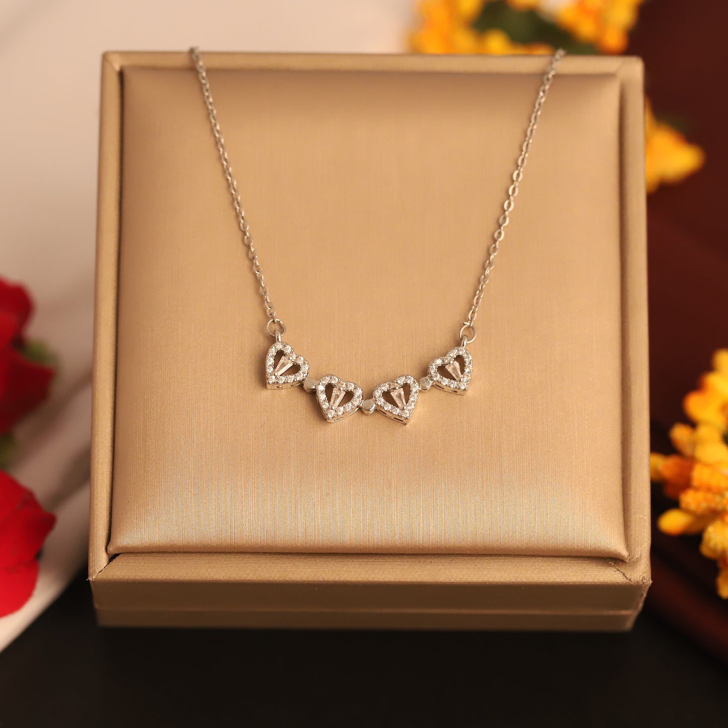 Nova's Silver Heart Magnetic Pendant