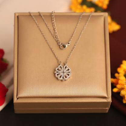 Nova's Silver Heart Magnetic Pendant
