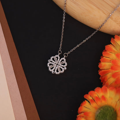 Nova's Silver Heart Magnetic Pendant