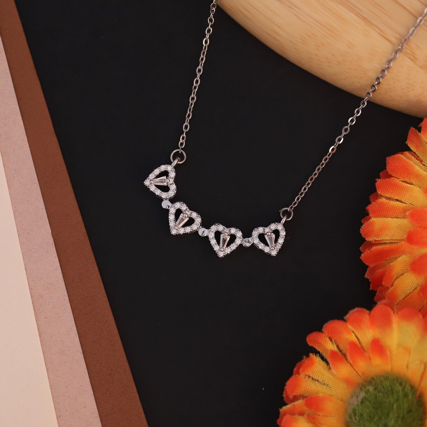 Nova's Silver Heart Magnetic Pendant