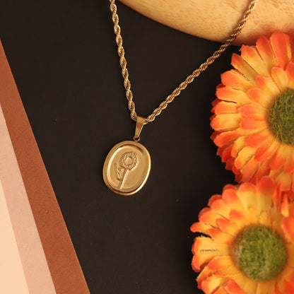 Rose Flower Pendant
