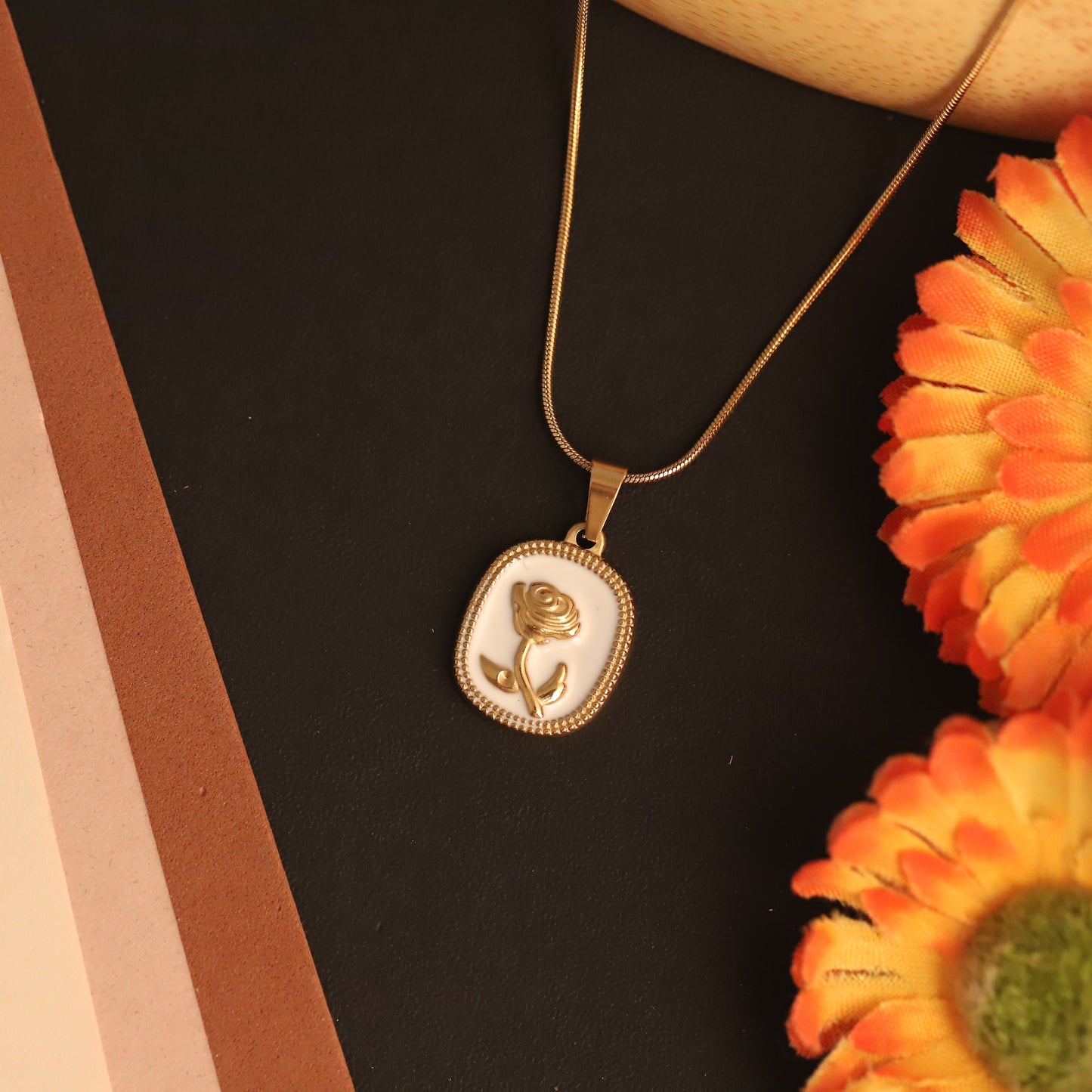 Rose Flower Pendant