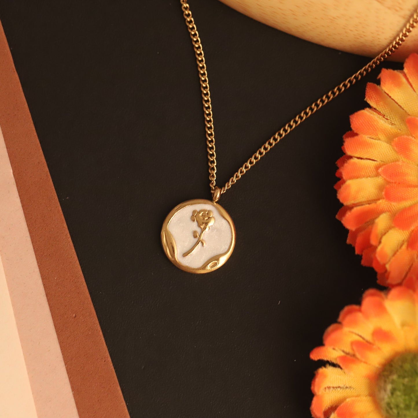 Rose Flower Pendant