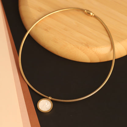 Stainless Steel Roman Pendant