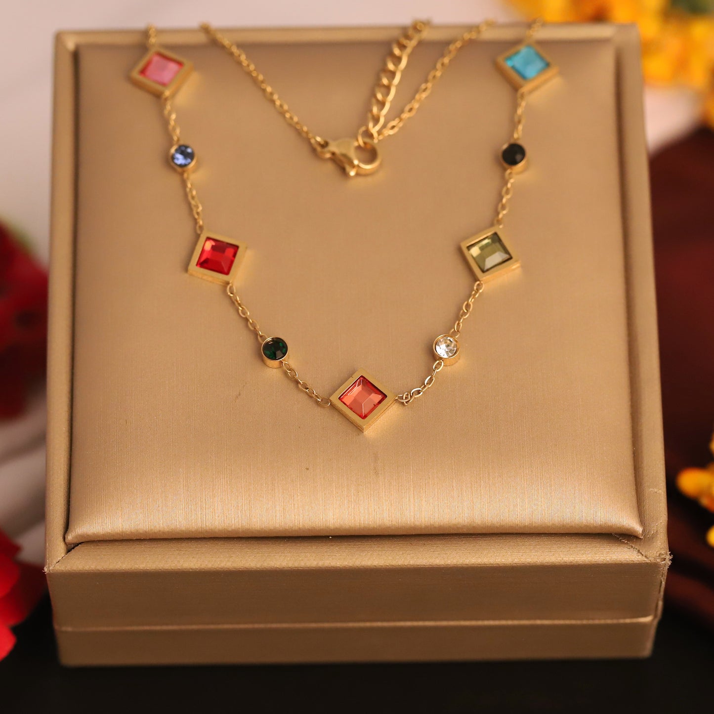 Modern Cascading Tassel Necklace | Gold Snake Chain Jewelry