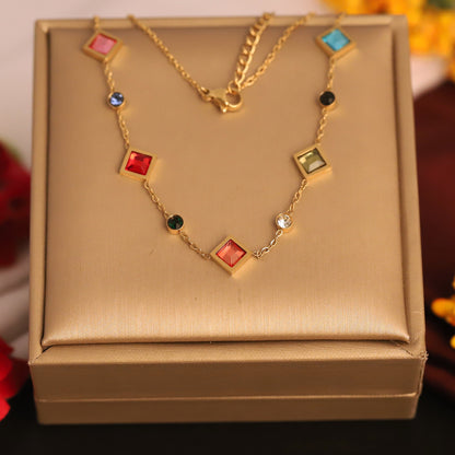 Modern Cascading Tassel Necklace | Gold Snake Chain Jewelry