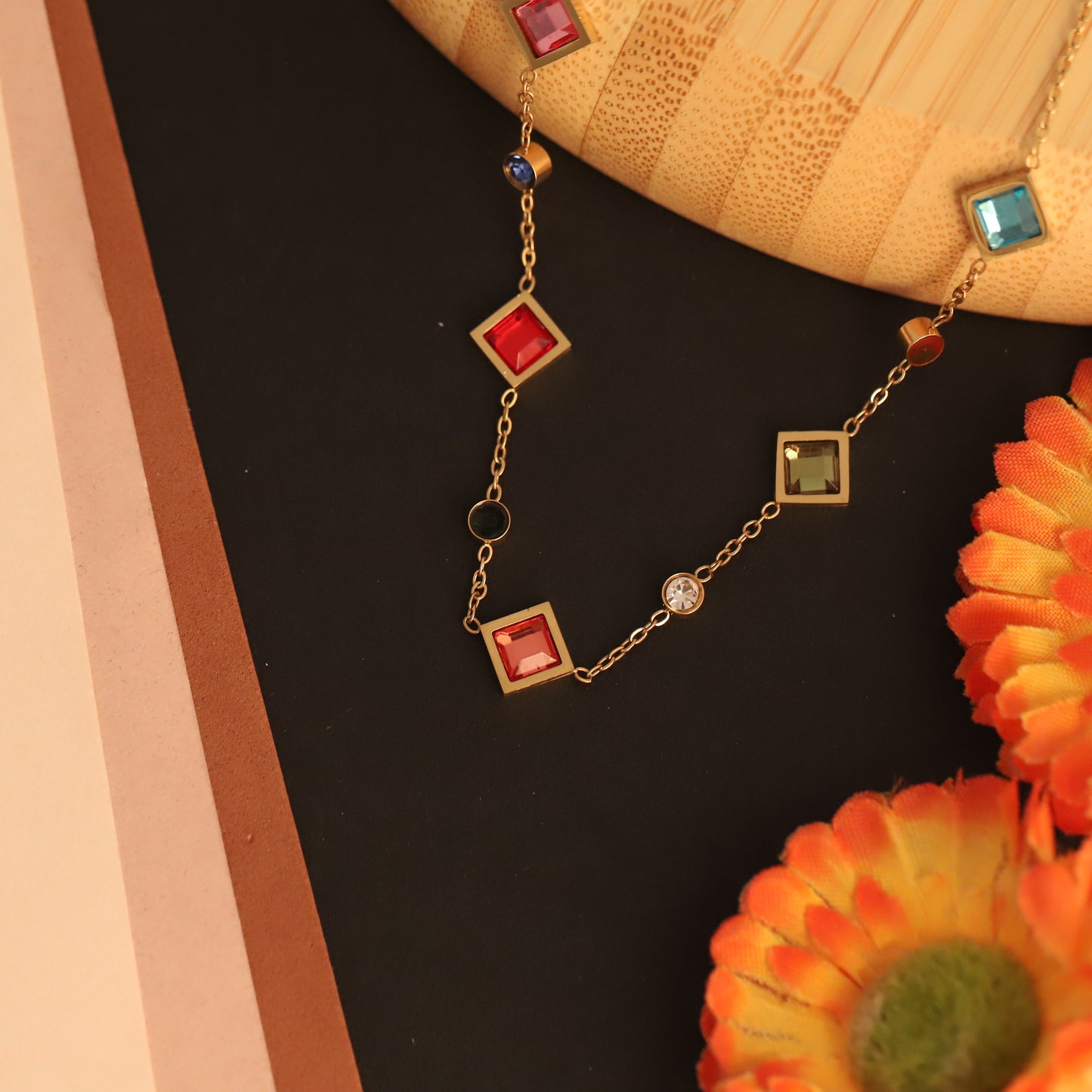 Modern Cascading Tassel Necklace | Gold Snake Chain Jewelry