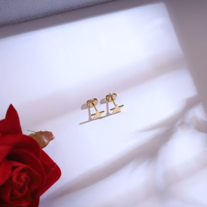 Golden Moon & Star Layered Necklace Set - Dainty Celestial Jewelry