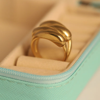 Gold Croissant Ring