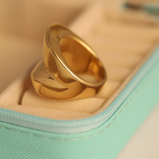 Bold Gold Dome Ring