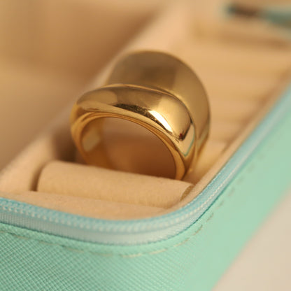 Bold Gold Dome Ring