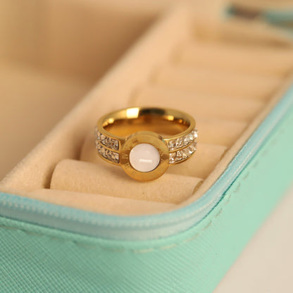 Modern Wide Band Statement Ring | Classic Roman Numeral Jewelry