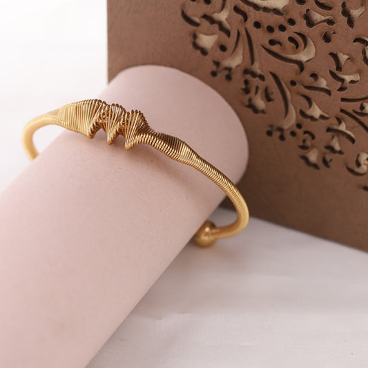 Elegant 22K Gold Plated Free Size Bracelet for Women & Girls