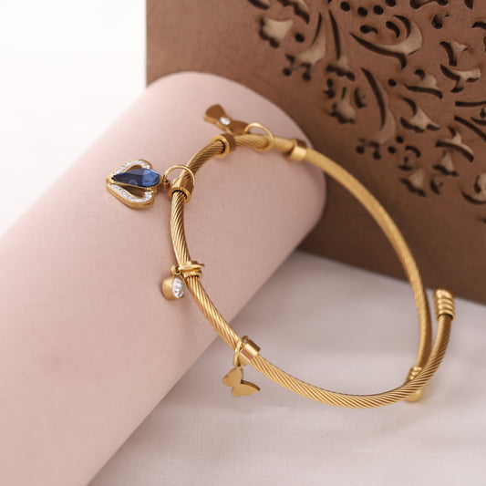 Elegant 22K Gold Plated Bracelets for Women & Girls